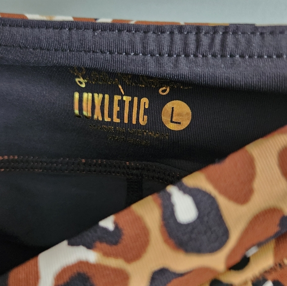 Lilly Pulitzer Luxletic Skort Leopard Print - Picture 2 of 2